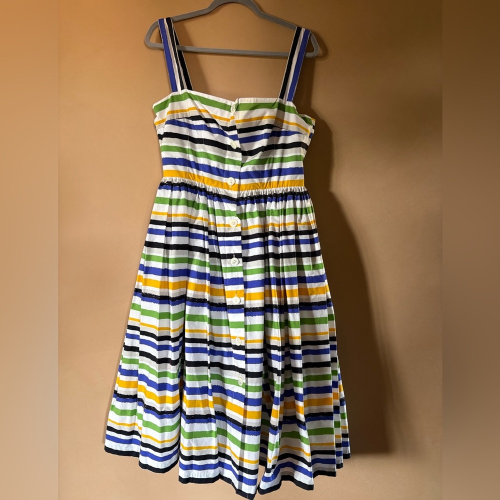 🆕 Dolce & Gabbana Striped Cotton Dress